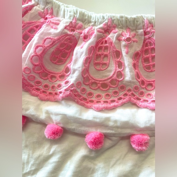 NWT Lilly Pulitzer One Shoulder Embroidered Idara Resort Top XXS - Picture 12 of 14